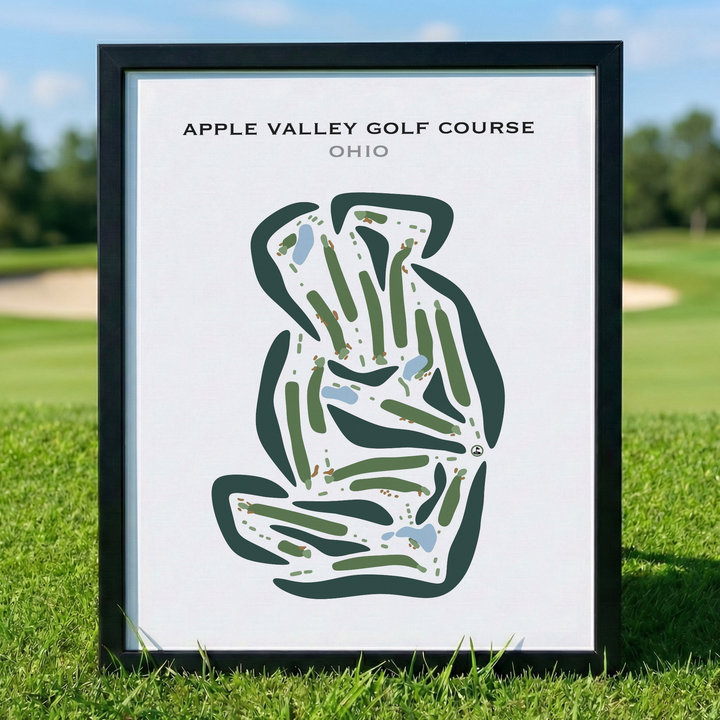 Apple Valley Golf Club, Ohio - Printed Golf Courses