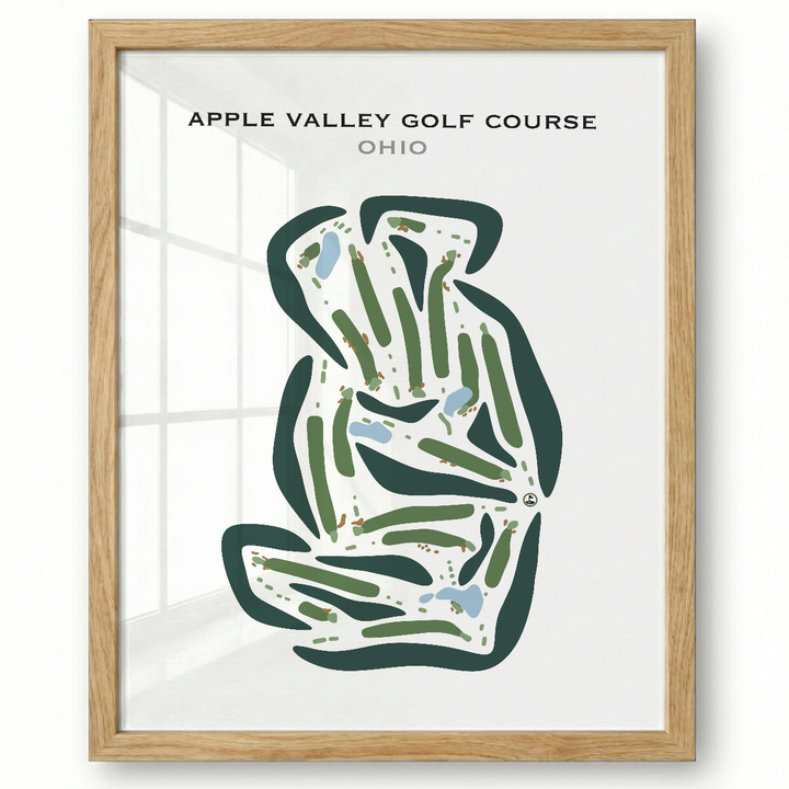 Apple Valley Golf Club, Ohio - Printed Golf Courses