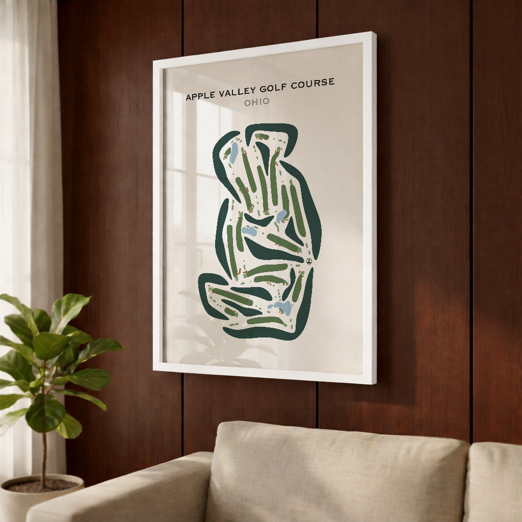 Apple Valley Golf Club, Ohio - Printed Golf Courses