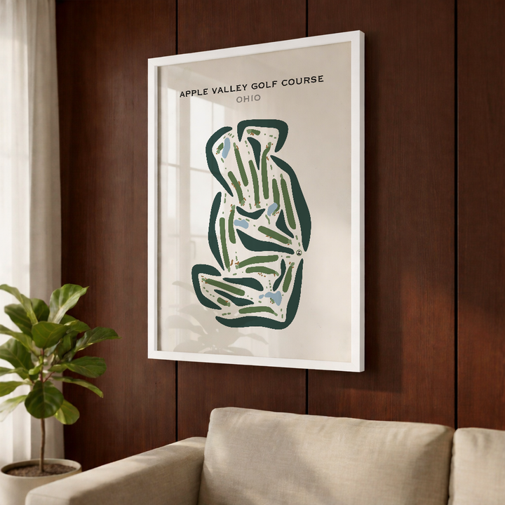 Apple Valley Golf Club, Ohio - Printed Golf Courses