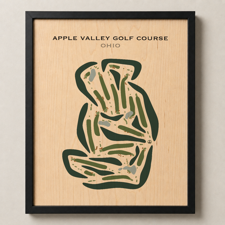 Apple Valley Golf Club, Ohio - Printed Golf Courses