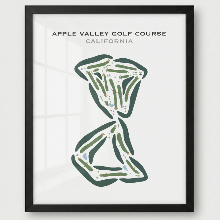 Apple Valley Golf Course, California - Printed Golf Courses