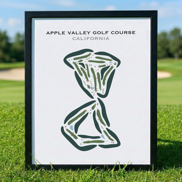 Apple Valley Golf Course, California - Printed Golf Courses