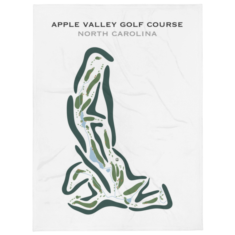 Apple Valley Golf Course, North Carolina - Printed Golf Courses