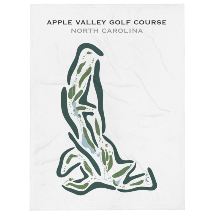 Apple Valley Golf Course, North Carolina - Printed Golf Courses