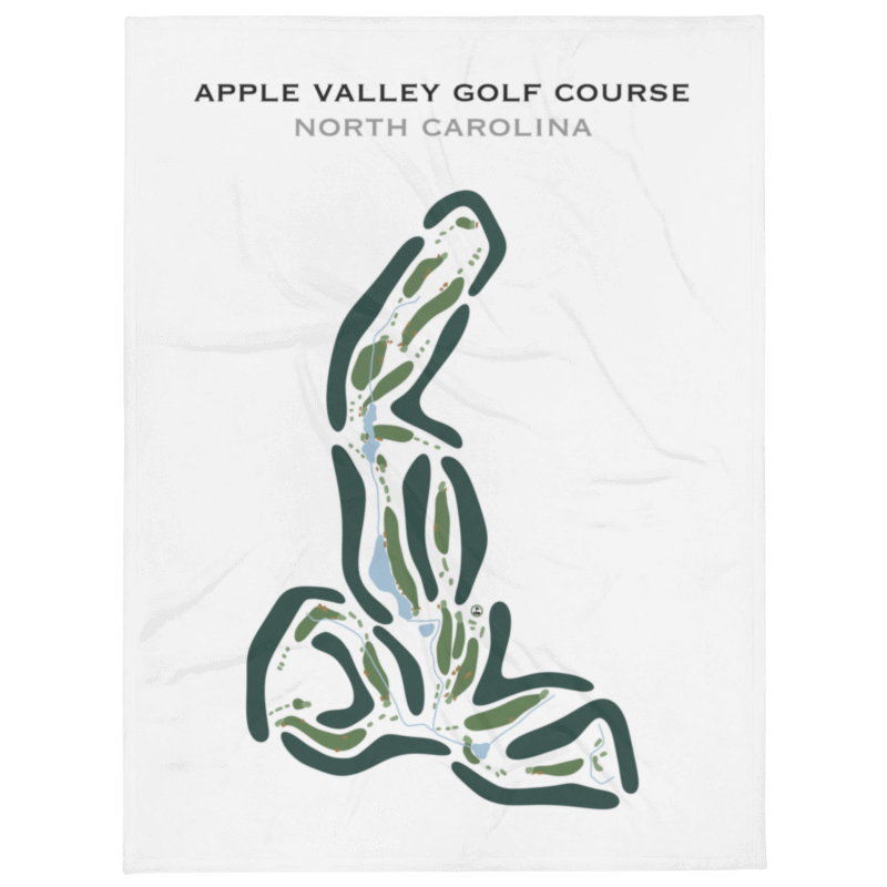 Apple Valley Golf Course, North Carolina - Printed Golf Courses