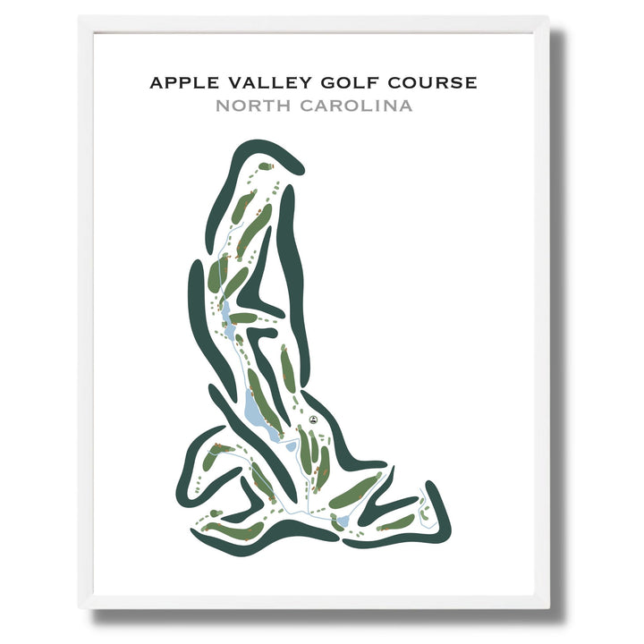 Apple Valley Golf Course, North Carolina - Printed Golf Courses