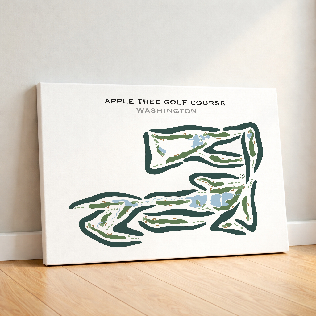 Apple Tree Golf Course, Washington - Printed Golf Courses