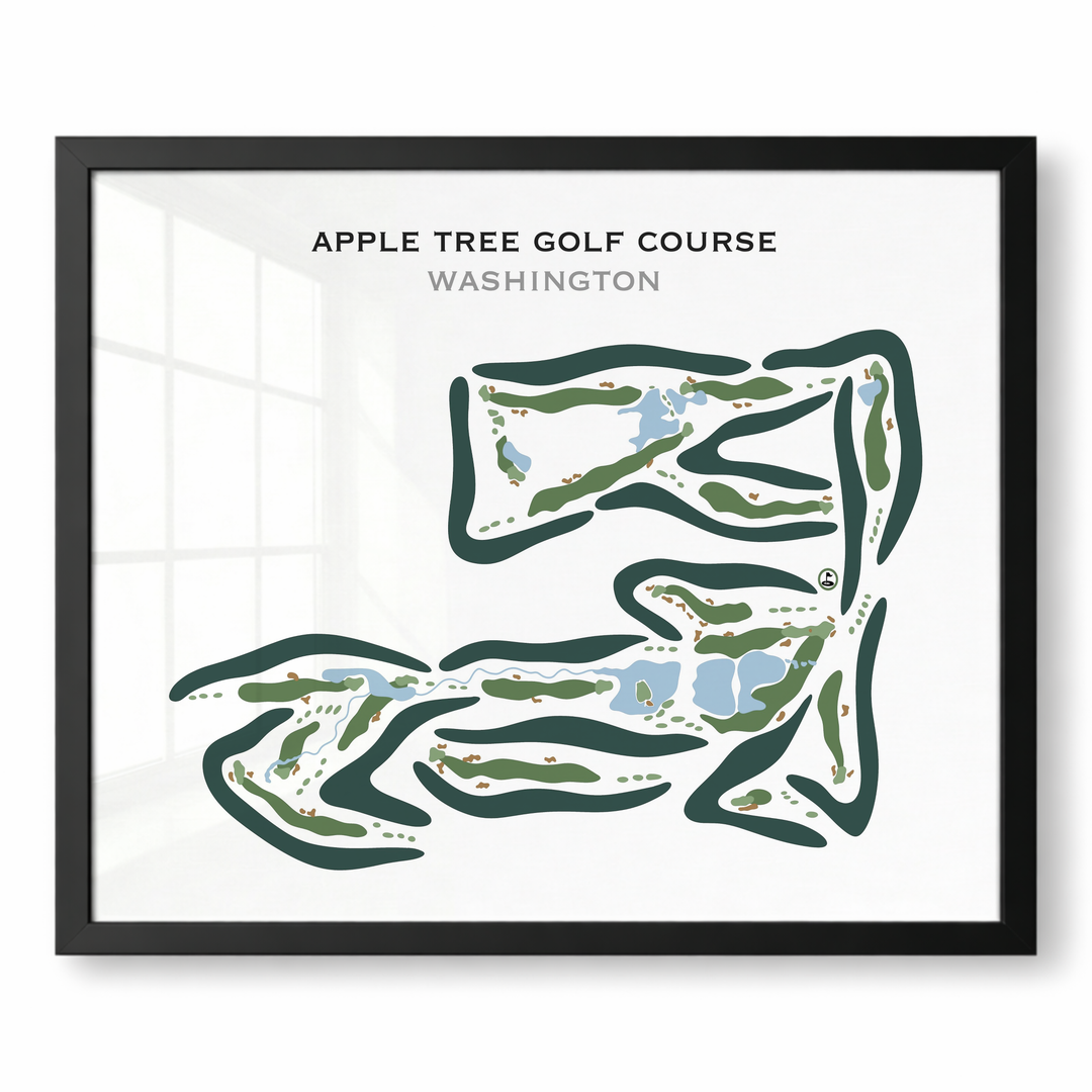 Apple Tree Golf Course, Washington - Printed Golf Courses