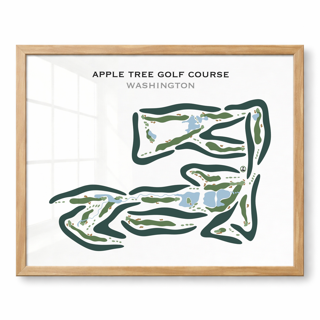 Apple Tree Golf Course, Washington - Printed Golf Courses