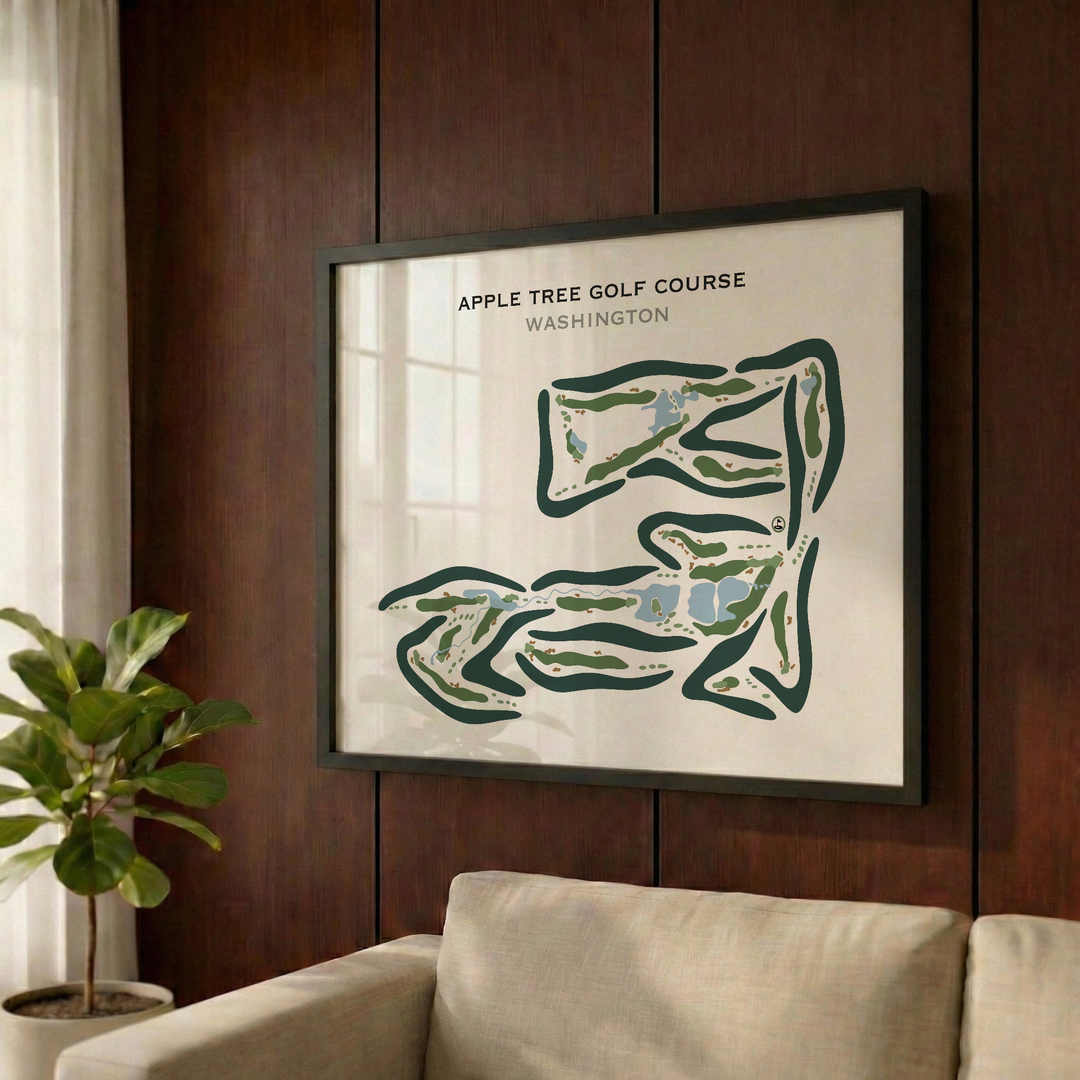 Apple Tree Golf Course, Washington - Printed Golf Courses