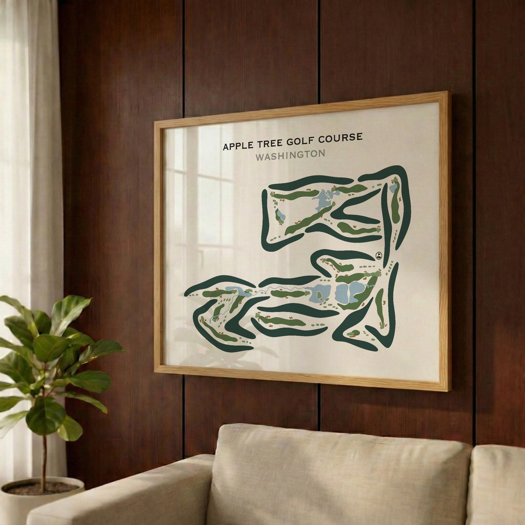 Apple Tree Golf Course, Washington - Printed Golf Courses