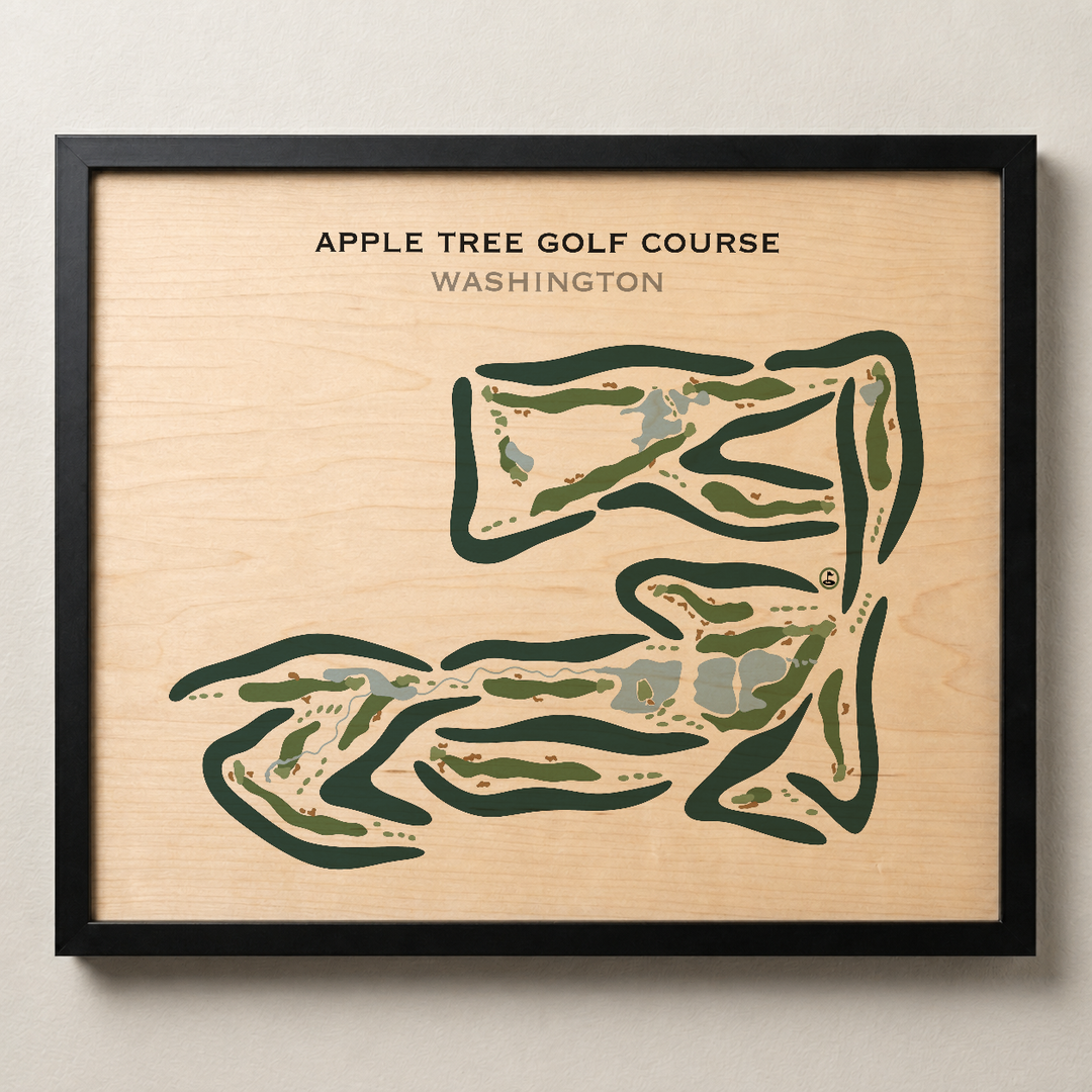 Apple Tree Golf Course, Washington - Printed Golf Courses