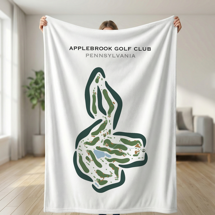 Applebrook Golf Club, Pennsylvania - Printed Golf Courses