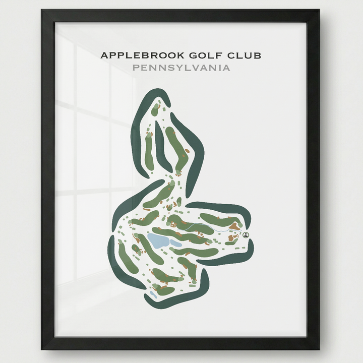 Applebrook Golf Club, Pennsylvania - Printed Golf Courses