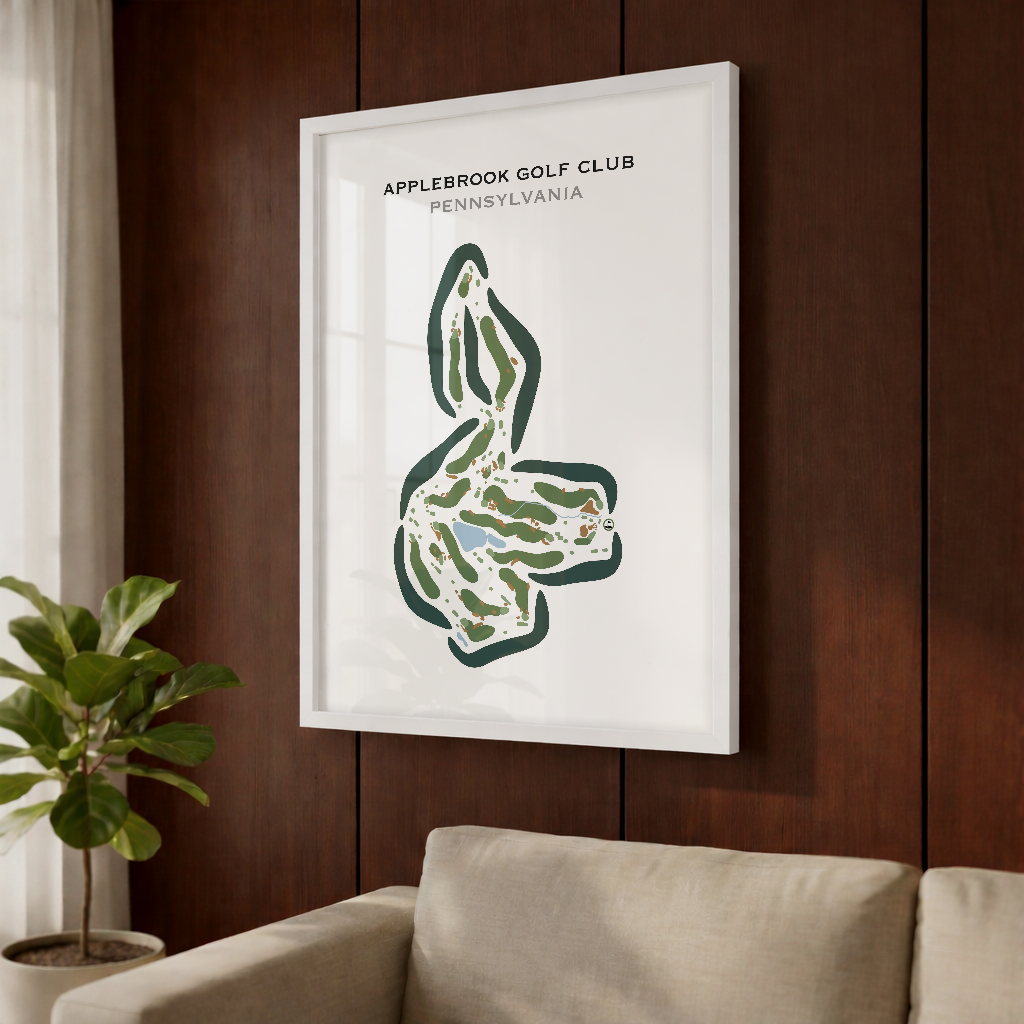 Applebrook Golf Club, Pennsylvania - Printed Golf Courses
