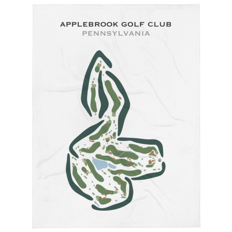 Applebrook Golf Club, Pennsylvania - Printed Golf Courses