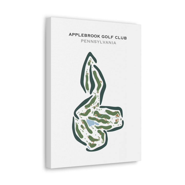 Applebrook Golf Club, Pennsylvania - Printed Golf Courses