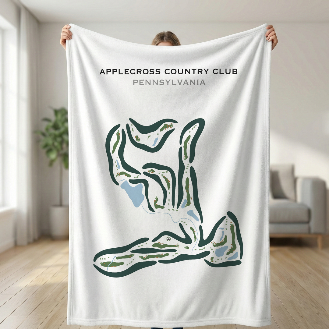 Applecross Country Club, Pennsylvania - Printed Golf Courses