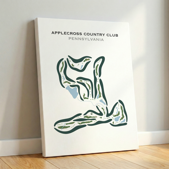 Applecross Country Club, Pennsylvania - Printed Golf Courses