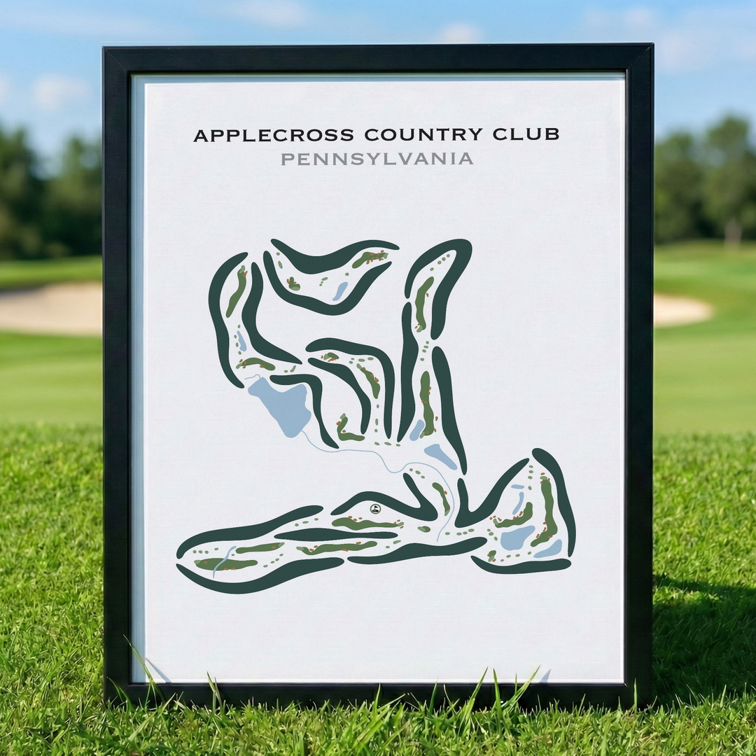 Applecross Country Club, Pennsylvania - Printed Golf Courses