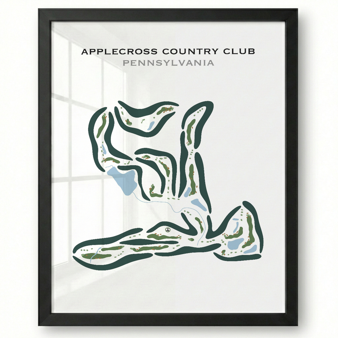 Applecross Country Club, Pennsylvania - Printed Golf Courses