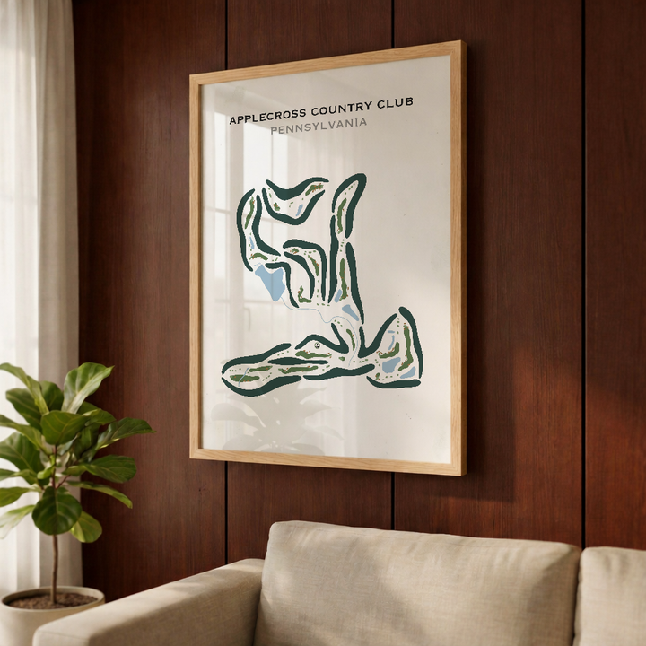 Applecross Country Club, Pennsylvania - Printed Golf Courses