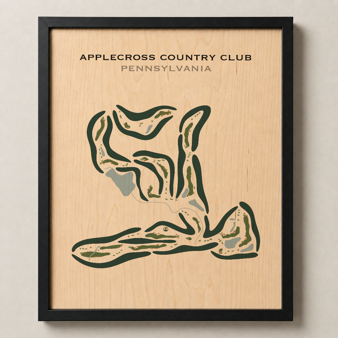 Applecross Country Club, Pennsylvania - Printed Golf Courses