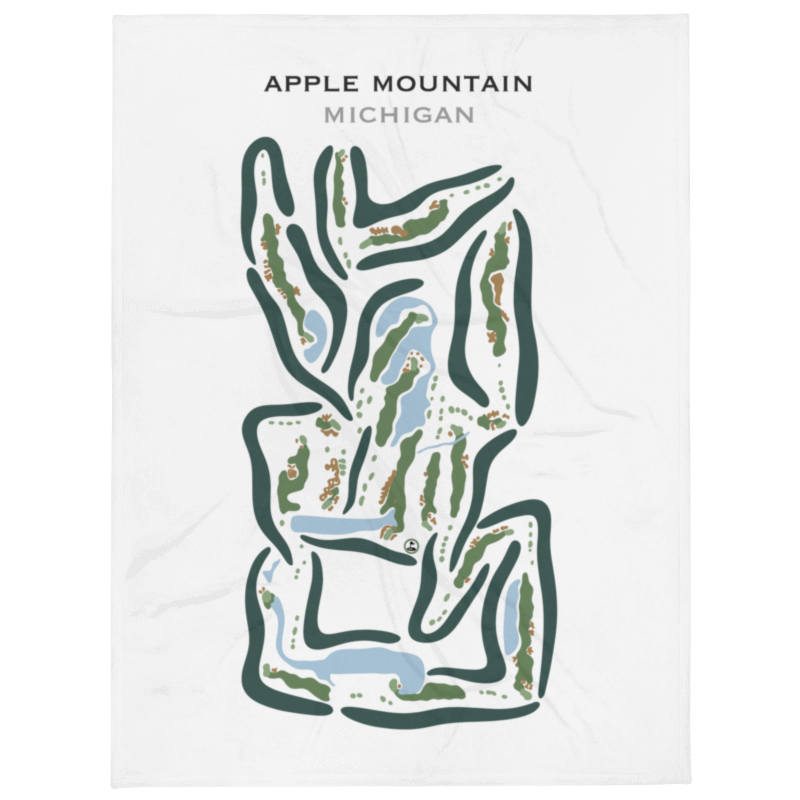 Apple Mountain, Michigan - Printed Golf Courses