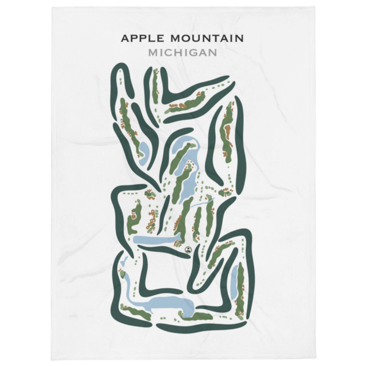 Apple Mountain, Michigan - Printed Golf Courses