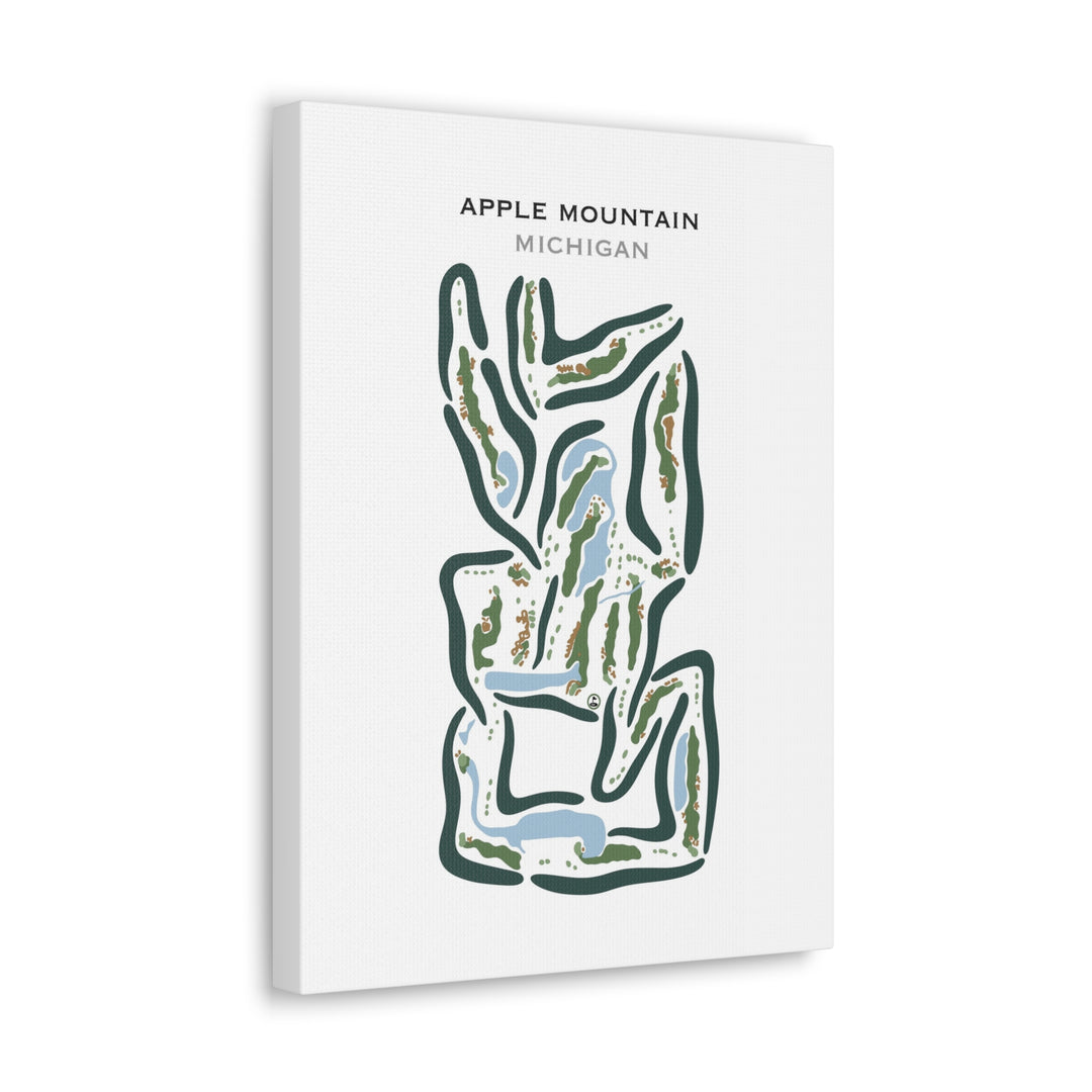 Apple Mountain, Michigan - Printed Golf Courses
