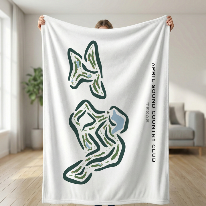 April Sound Country Club, Texas - Printed Golf Course