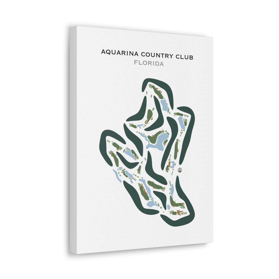 Aquarina Country Club, Florida - Printed Golf Courses