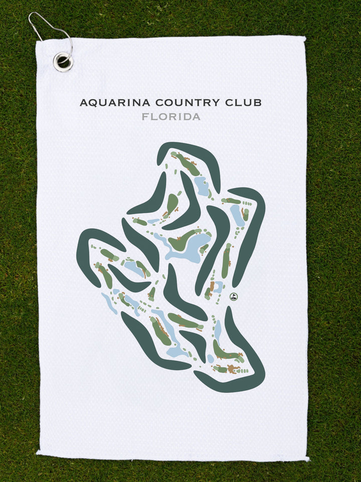 Aquarina Country Club, Florida - Printed Golf Courses