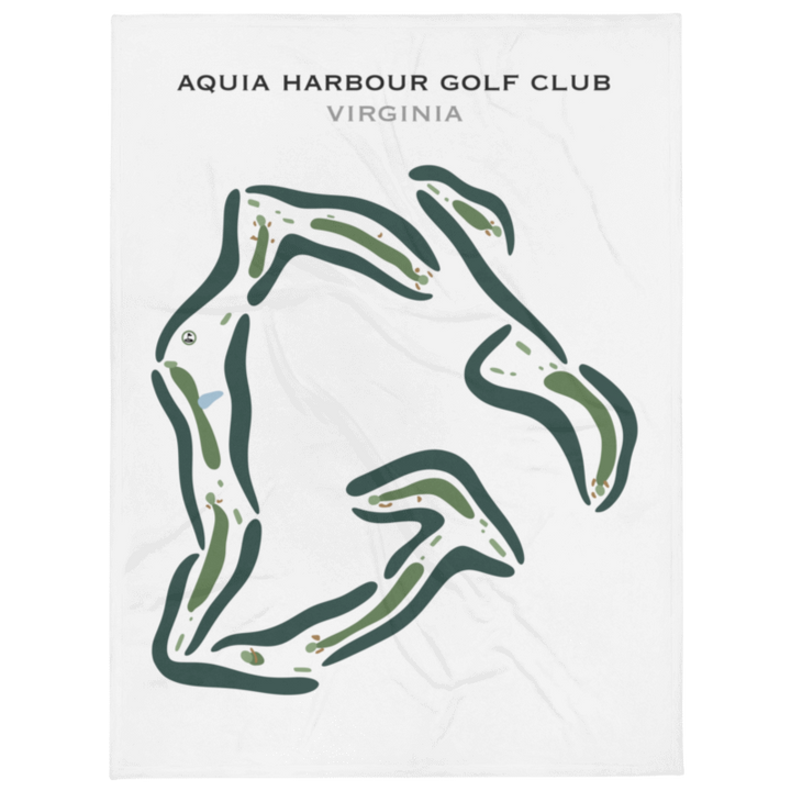 Aquia Harbour Golf Club, Virginia - Printed Golf Courses