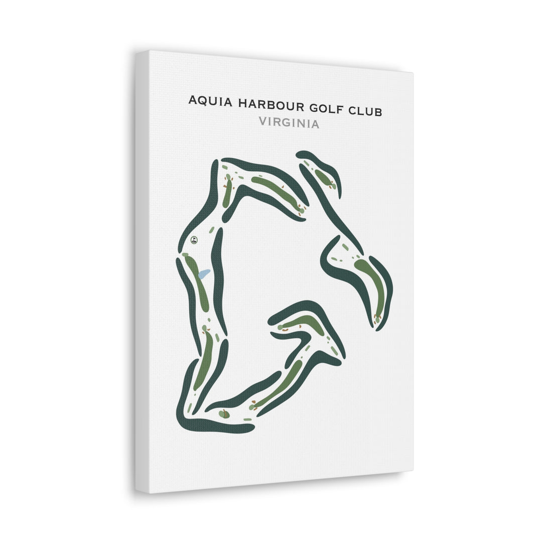 Aquia Harbour Golf Club, Virginia - Printed Golf Courses