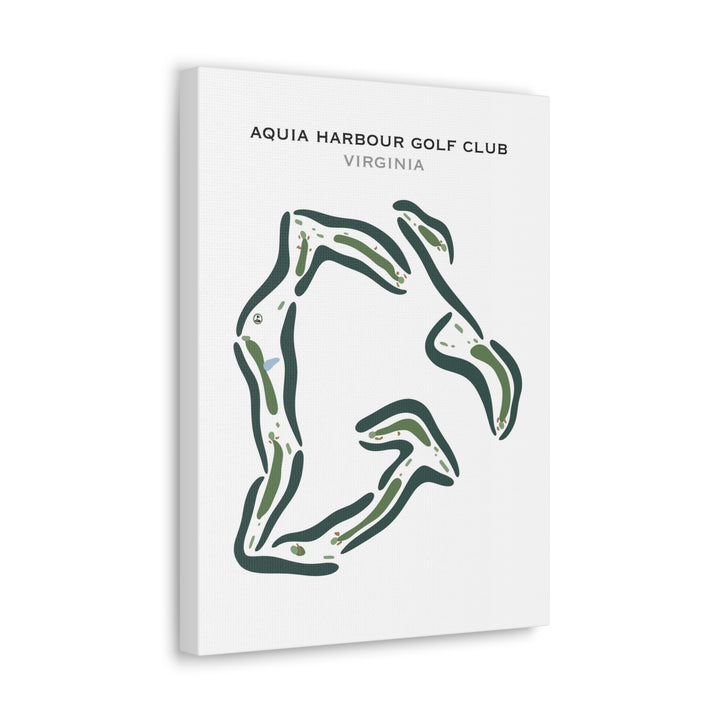 Aquia Harbour Golf Club, Virginia - Printed Golf Courses
