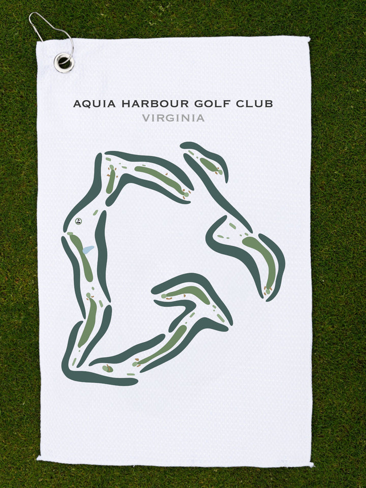Aquia Harbour Golf Club, Virginia - Printed Golf Courses