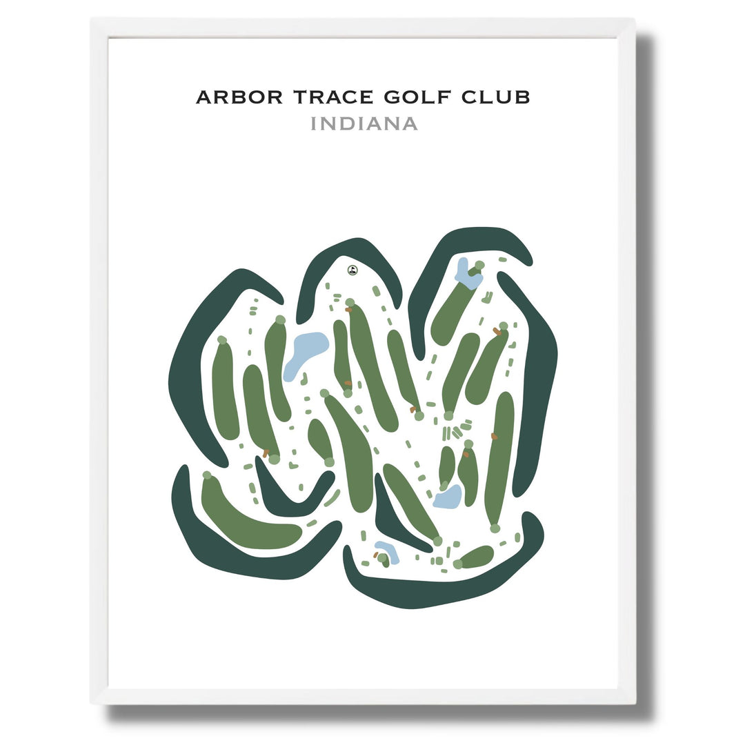 Arbor Trace Golf Club, Indiana - Printed Golf Courses