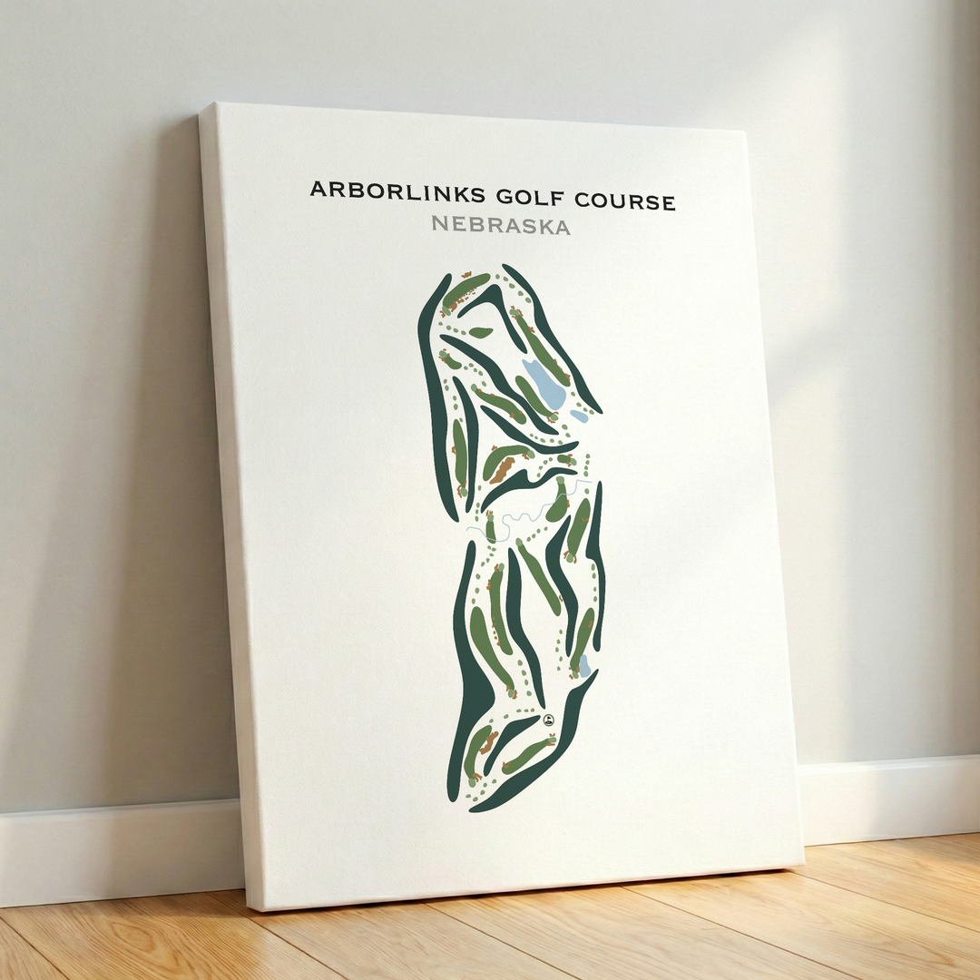 ArborLinks, Nebraska - Printed Golf Courses