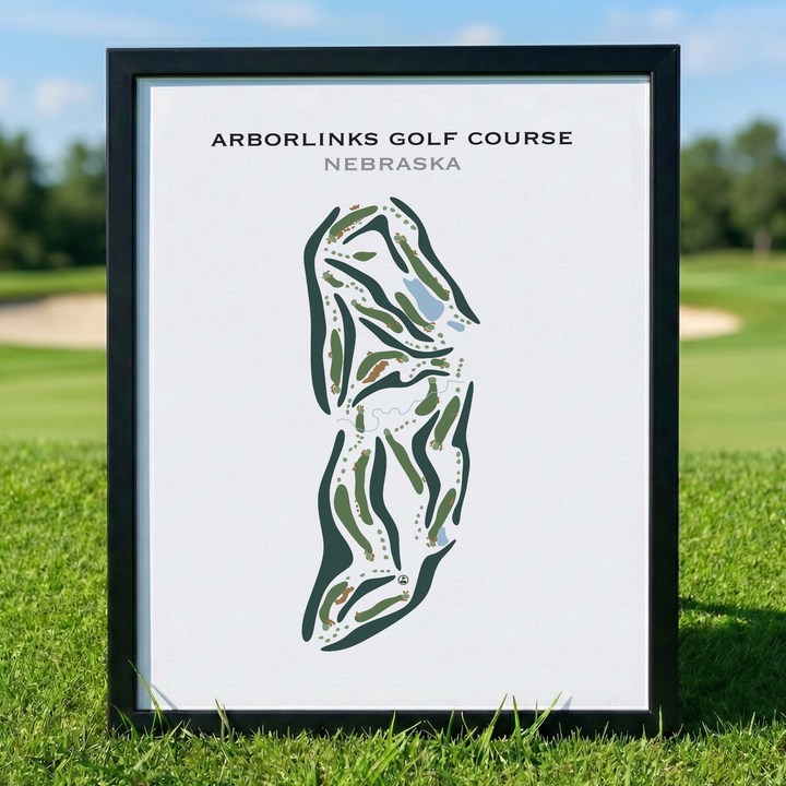 ArborLinks, Nebraska - Printed Golf Courses