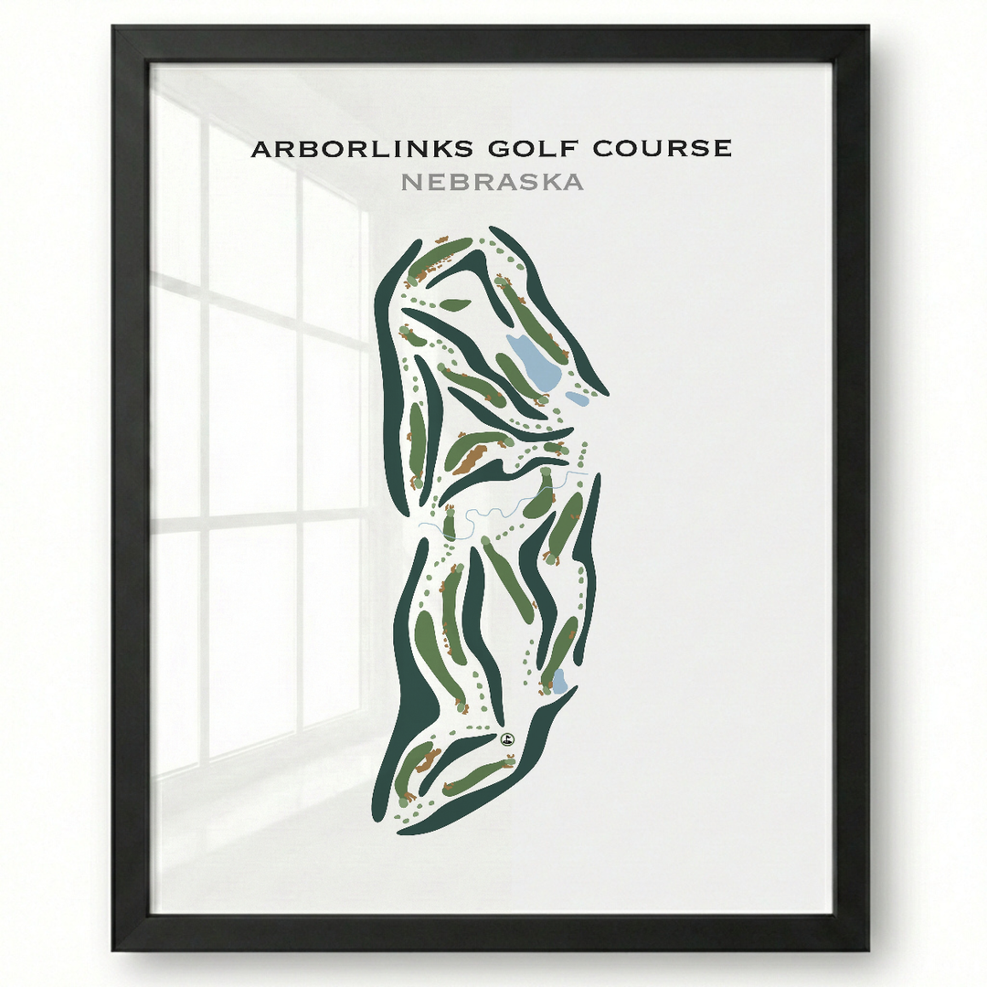 ArborLinks, Nebraska - Printed Golf Courses