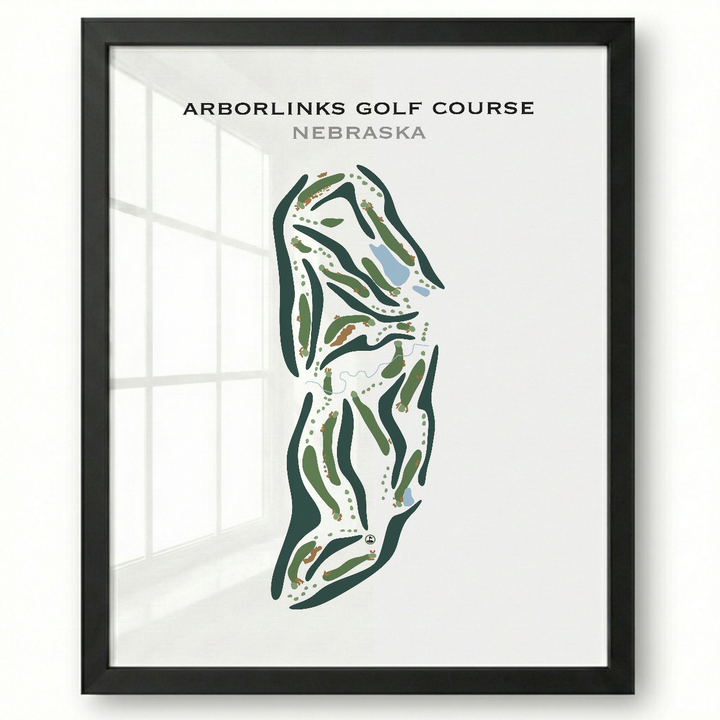 ArborLinks, Nebraska - Printed Golf Courses