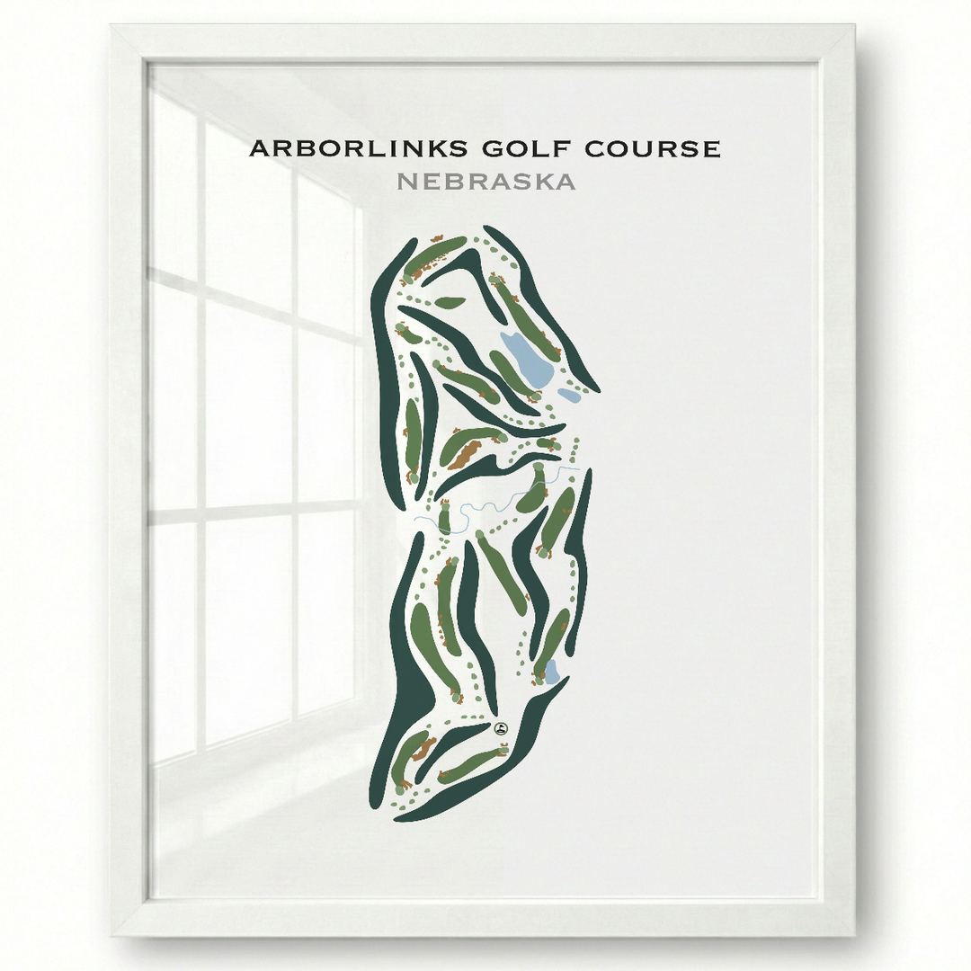 ArborLinks, Nebraska - Printed Golf Courses