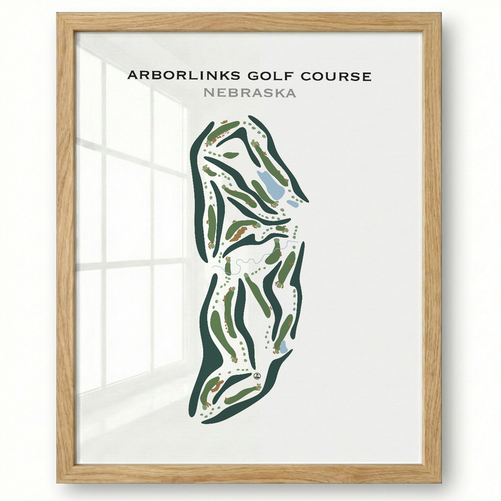 ArborLinks, Nebraska - Printed Golf Courses