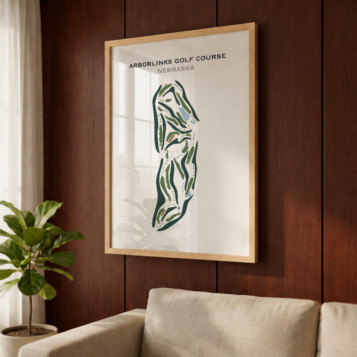 ArborLinks, Nebraska - Printed Golf Courses