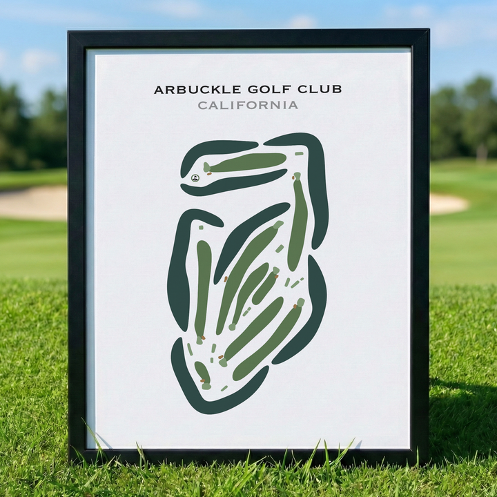 Arbuckle Golf Club, California - Printed Golf Courses