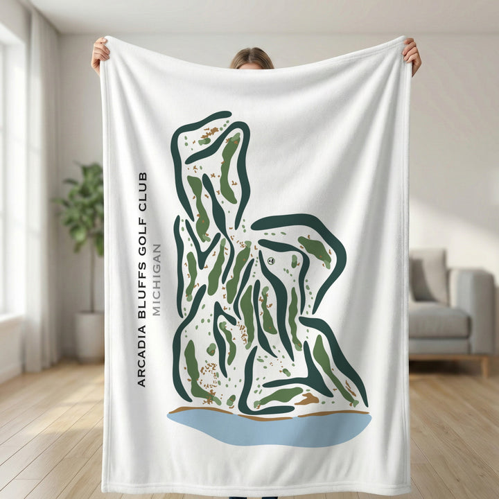 Arcadia Bluffs Golf Club, Michigan - Printed Golf Courses
