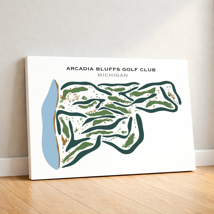 Arcadia Bluffs Golf Club, Michigan - Printed Golf Courses