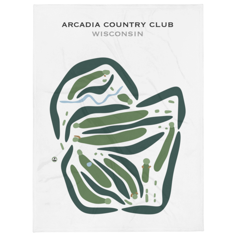 Arcadia Country Club, Wisconsin - Printed Golf Courses